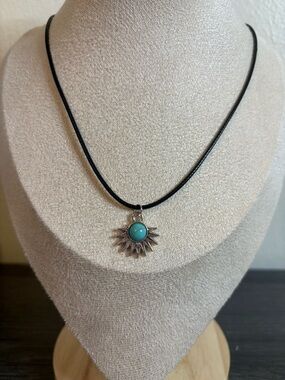 Handmade Silver Turquoise Necklace